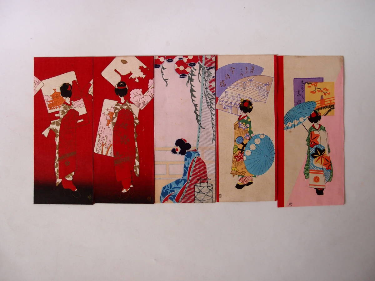 京都さくら井屋木版絵封筒 小林かいち 木 ｜ 戦前 絵封筒 さくら