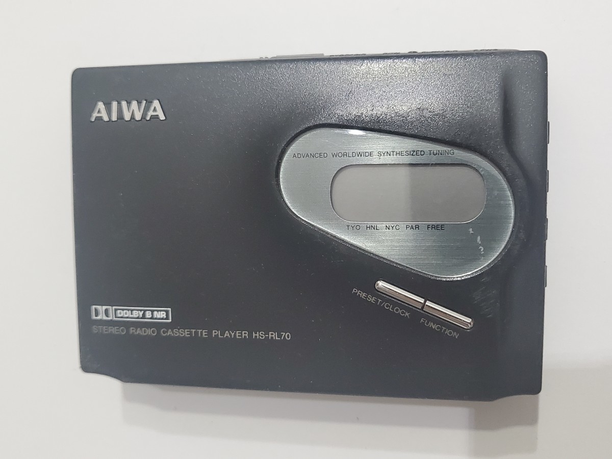 ジャンク品 AIWA HS-RL70 カセットプレーヤー