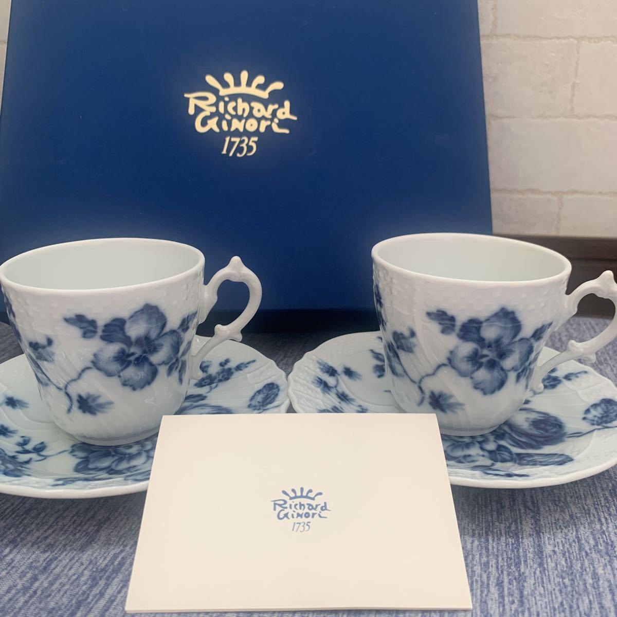 新品，得価 カップ&ソーサー リチャードジノリ Richard Ginori 