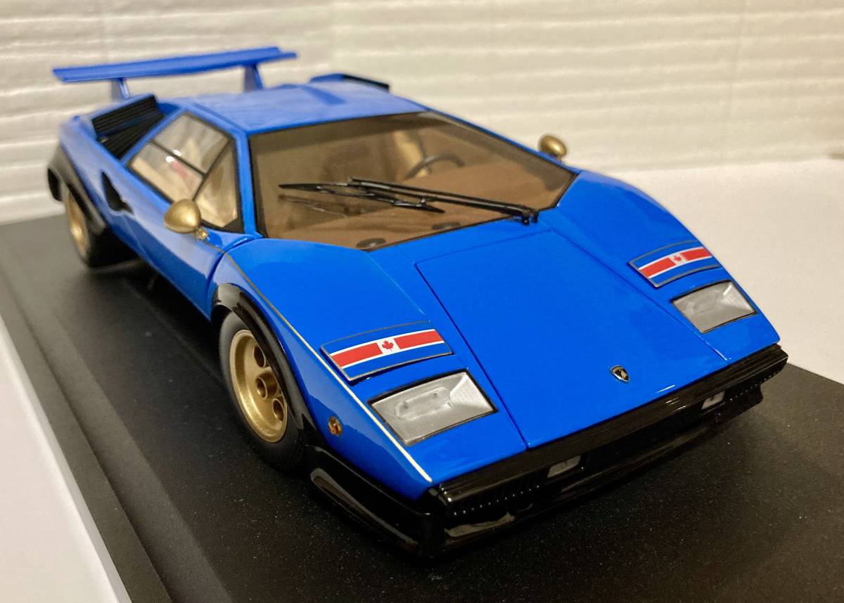 値下げ 京商 1/18 ランボルギーニ カウンタックLP500Sブルー 京商 1/18 ランボルギーニ カウンタックLP500S ブルー 京商 1⁄18