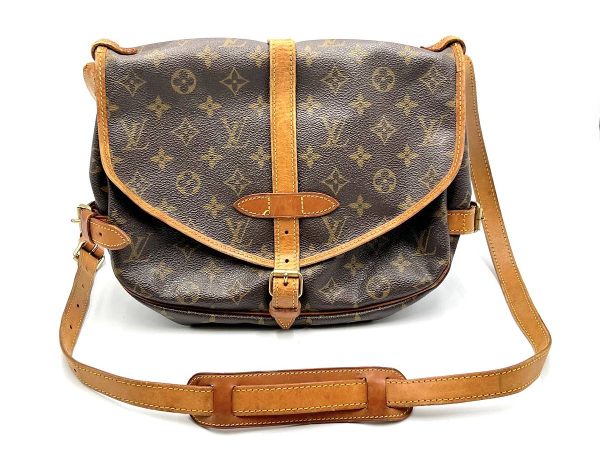 ★即決★LOUIS VUITTON ルイヴィトン ソミュール30 モノグラム M42256 ショルダーバッグ