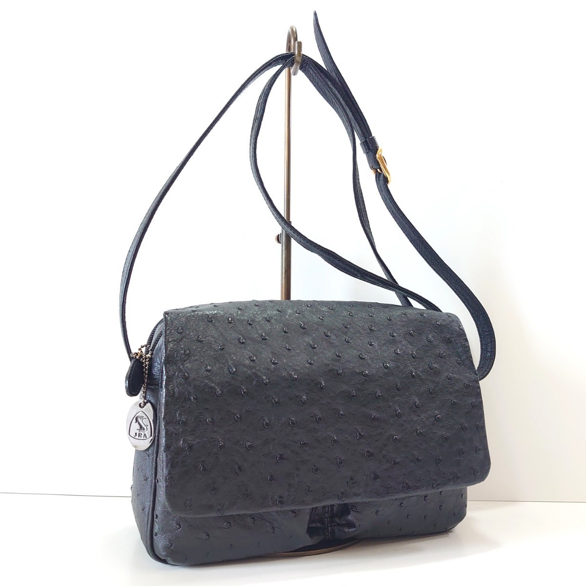 ☆超美品 JRA認定 オーストリッチ レザー 『Rosso e Verde 
