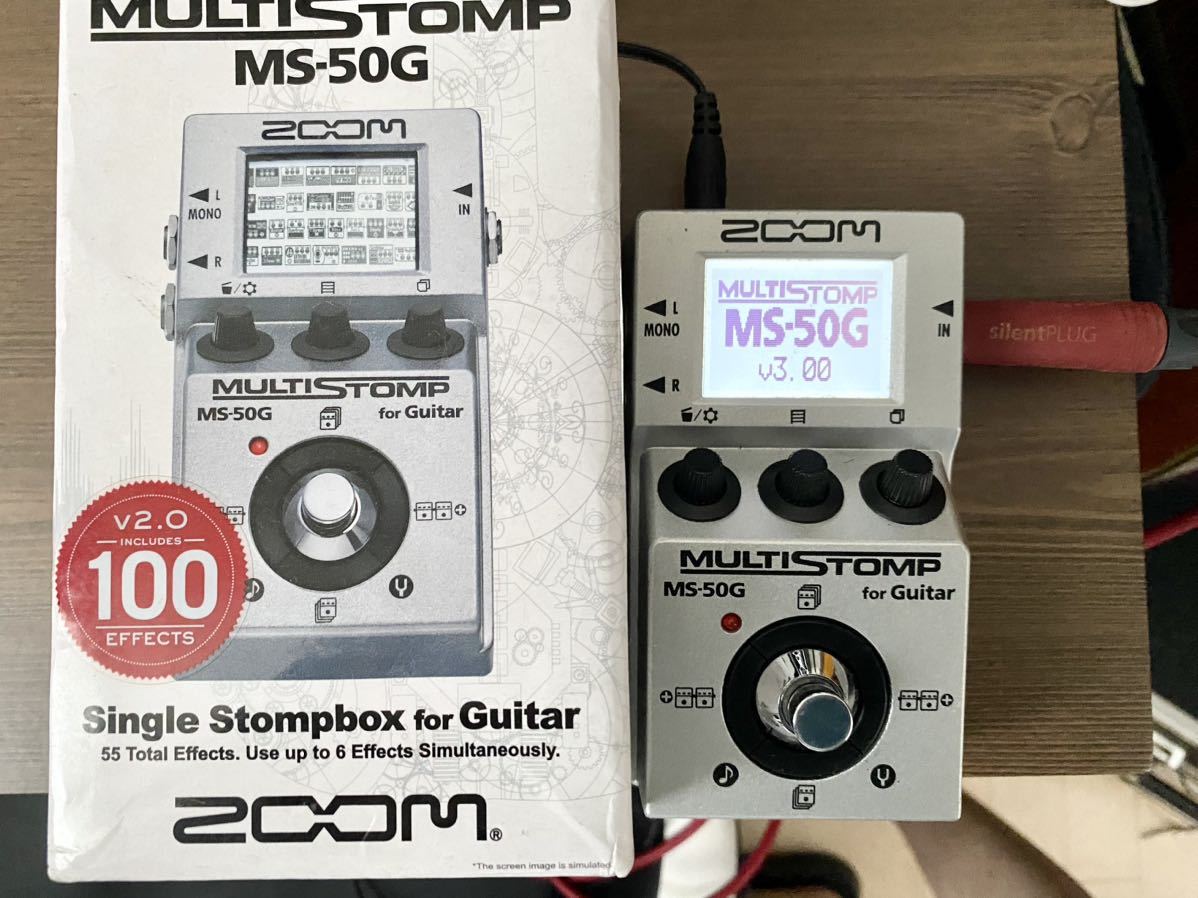 ZOOM MS-50G マルチストンプ マルチエフェクター エフェクター ver3.00