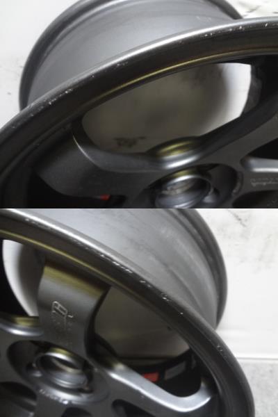 RAYS TE37 ソニック クラブレーサー 15×7J ＋32 PCD100 2本 ③☆