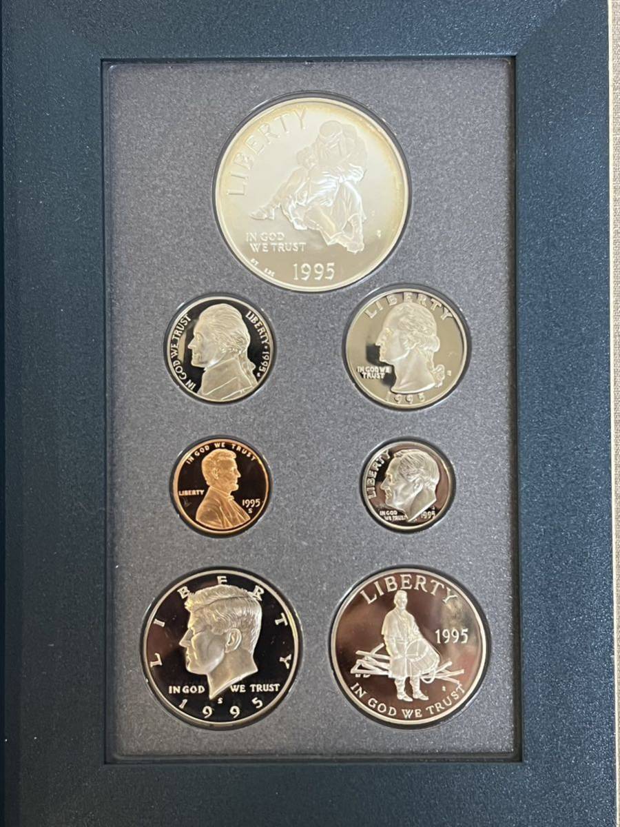 【美品】【セール】1995年 プレステージセット プルーフコイン 南北戦争 アメリカ PROOF 記念貨幣 記念硬貨 コイン