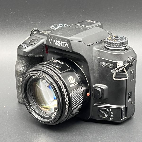 MINOLTA ミノルタ α-7 +AF 50mm 1:1.4付 一眼レフカメラセット 50mm AF