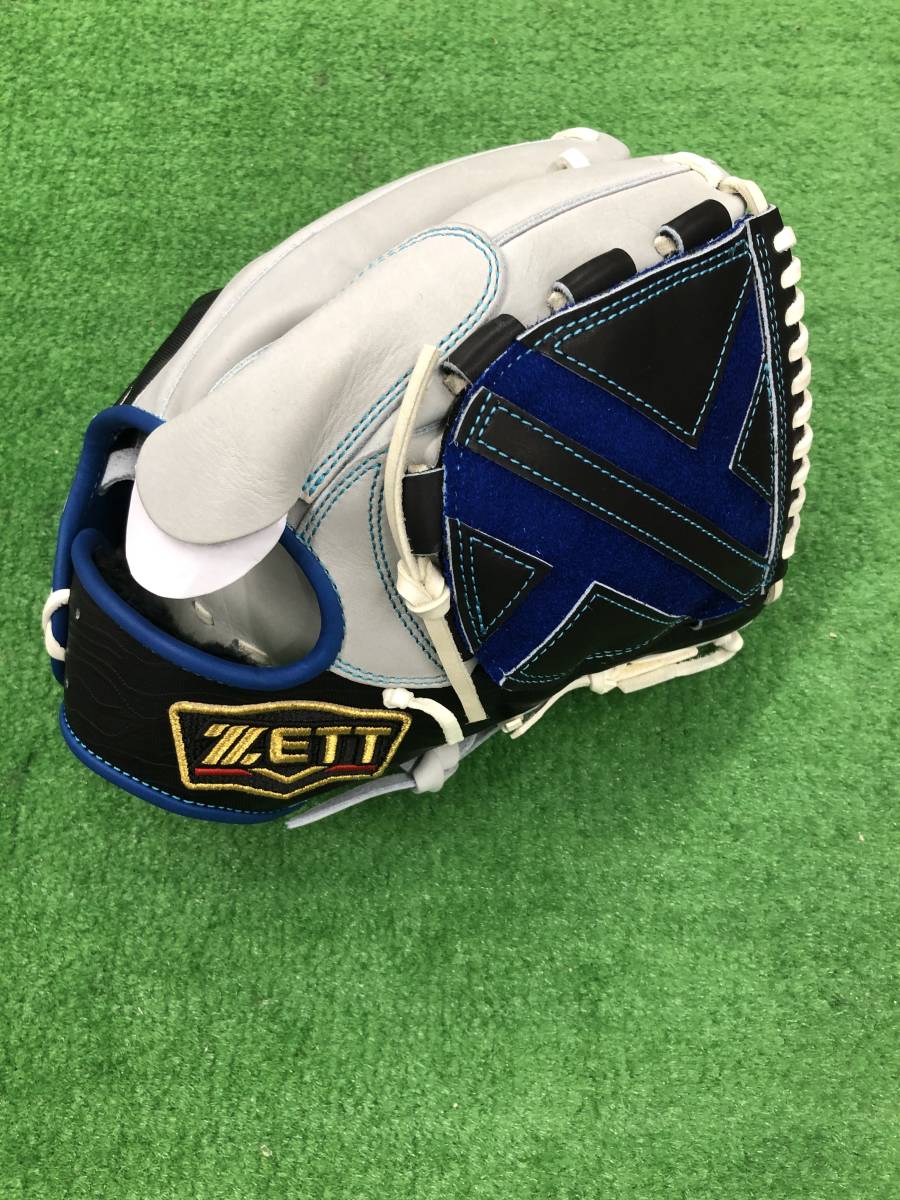 激安 未使用 限定 ZETT ゼット プロステイタス 軟式 投手用 天然皮革 