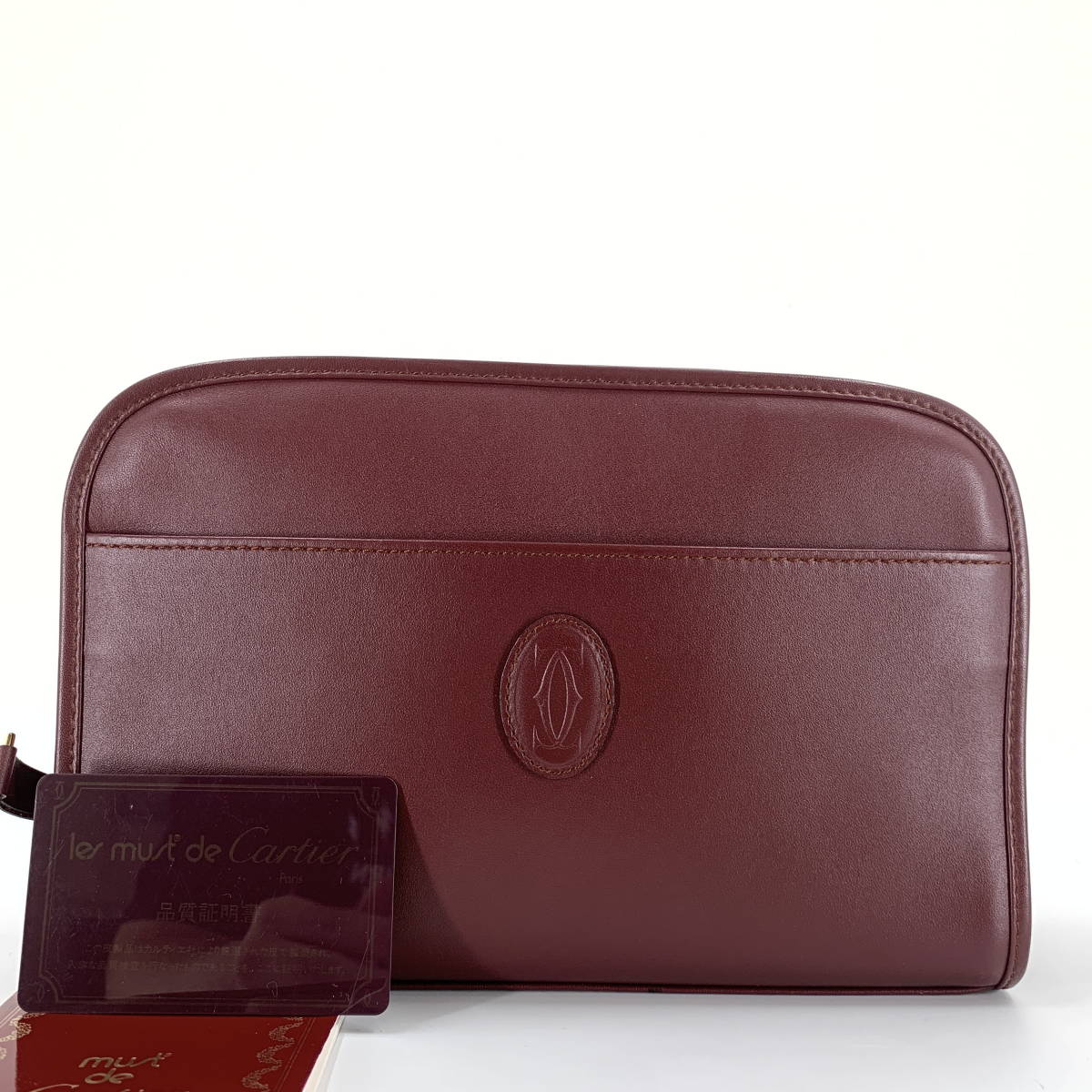 1円□新品同様□ Cartier カルティエ マストライン レザー セカンド 