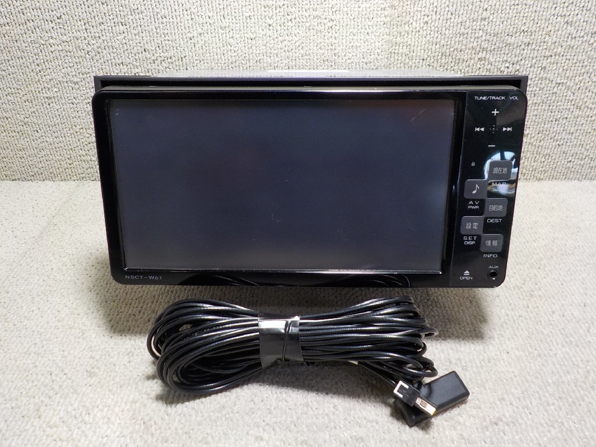 保証付 トヨタ 純正 SDナビ カーナビ ナビ オーディオ CD ワンセグ