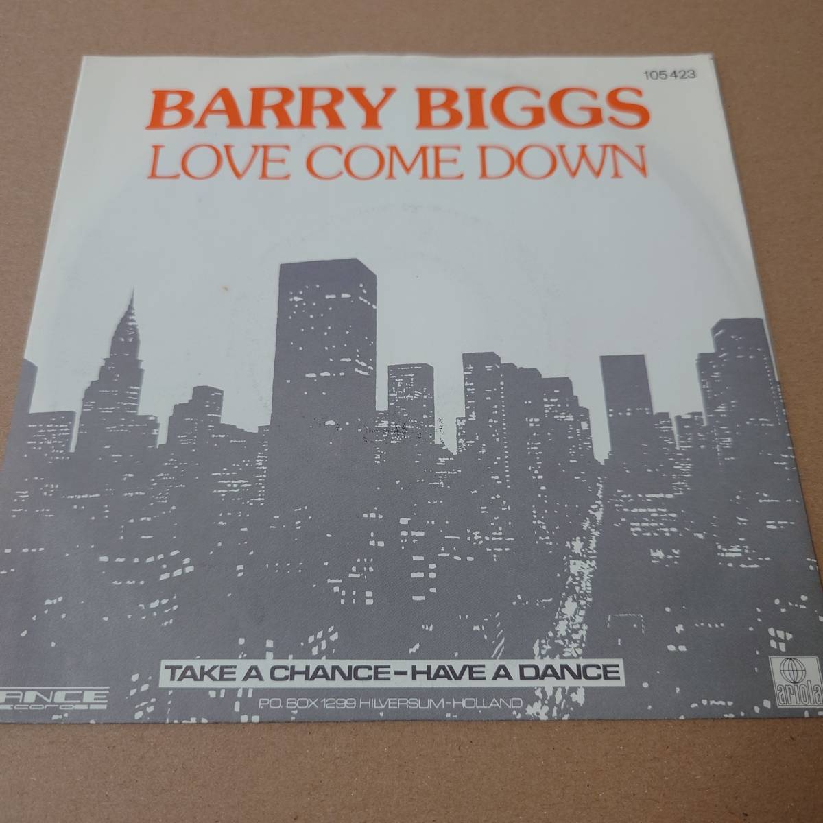 Barry Biggs - Love Come Down / This Is Good Life // Ariola 7inch / Reggae Pop