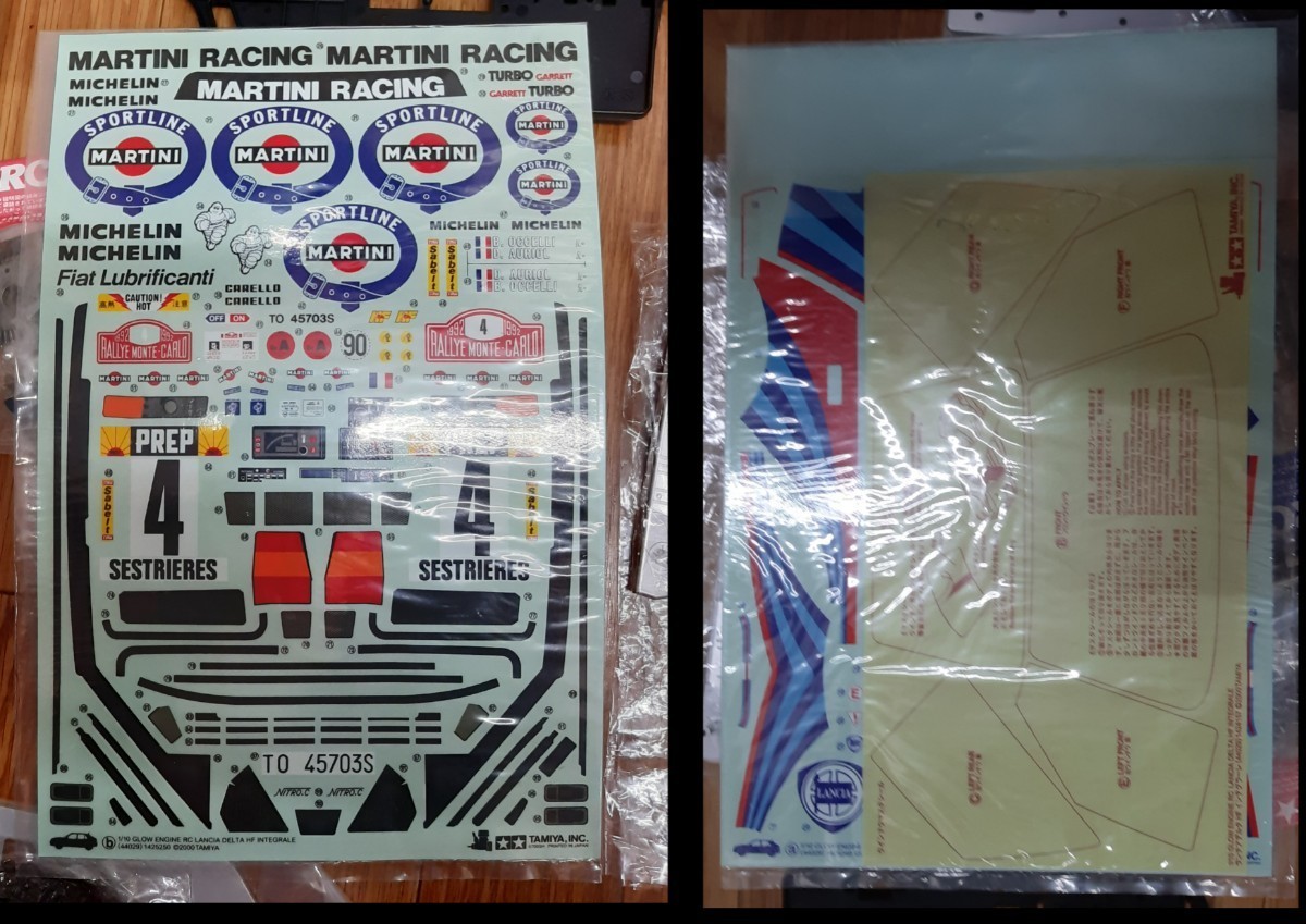 タミヤ TG10-Mk.1 エンジンRC 4WDラリーカー ランチアデルタHF 