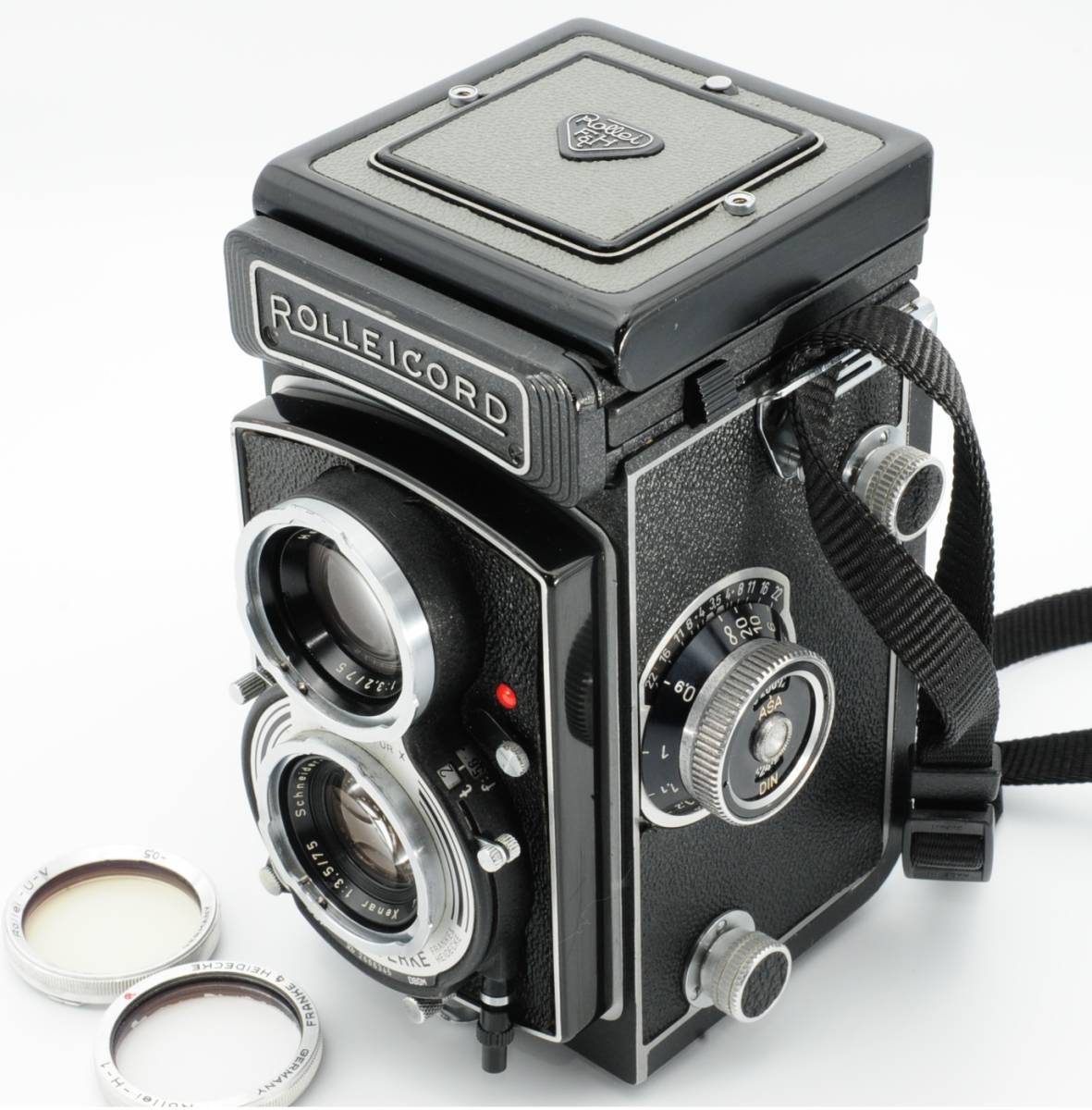 ROLLEICORD　VB　　フィルター　ストラップ 付　　ローライコード　rollei ローライ