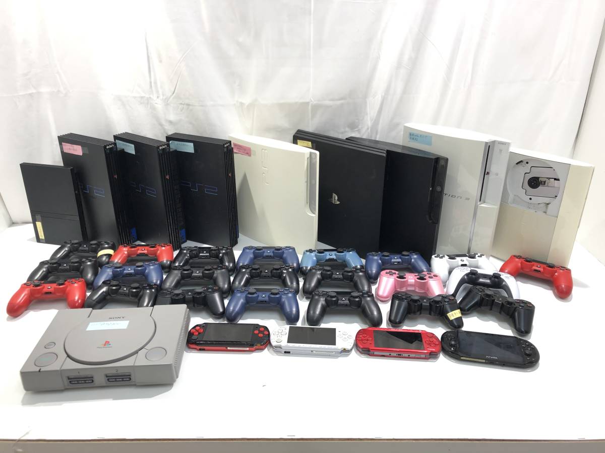 1円スタート ジャンク品 SONY ゲーム機本体 コントローラー まとめ売り 