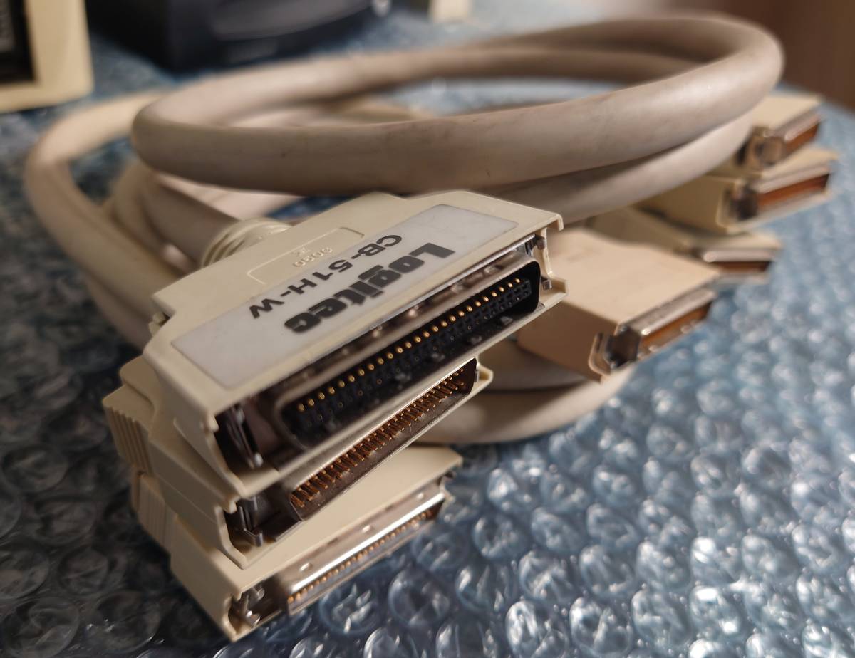 SCSI関連まとめ Logitec LUB-SC2 (USB 2.0-SCSI変換ケーブル) 他(SCSI
