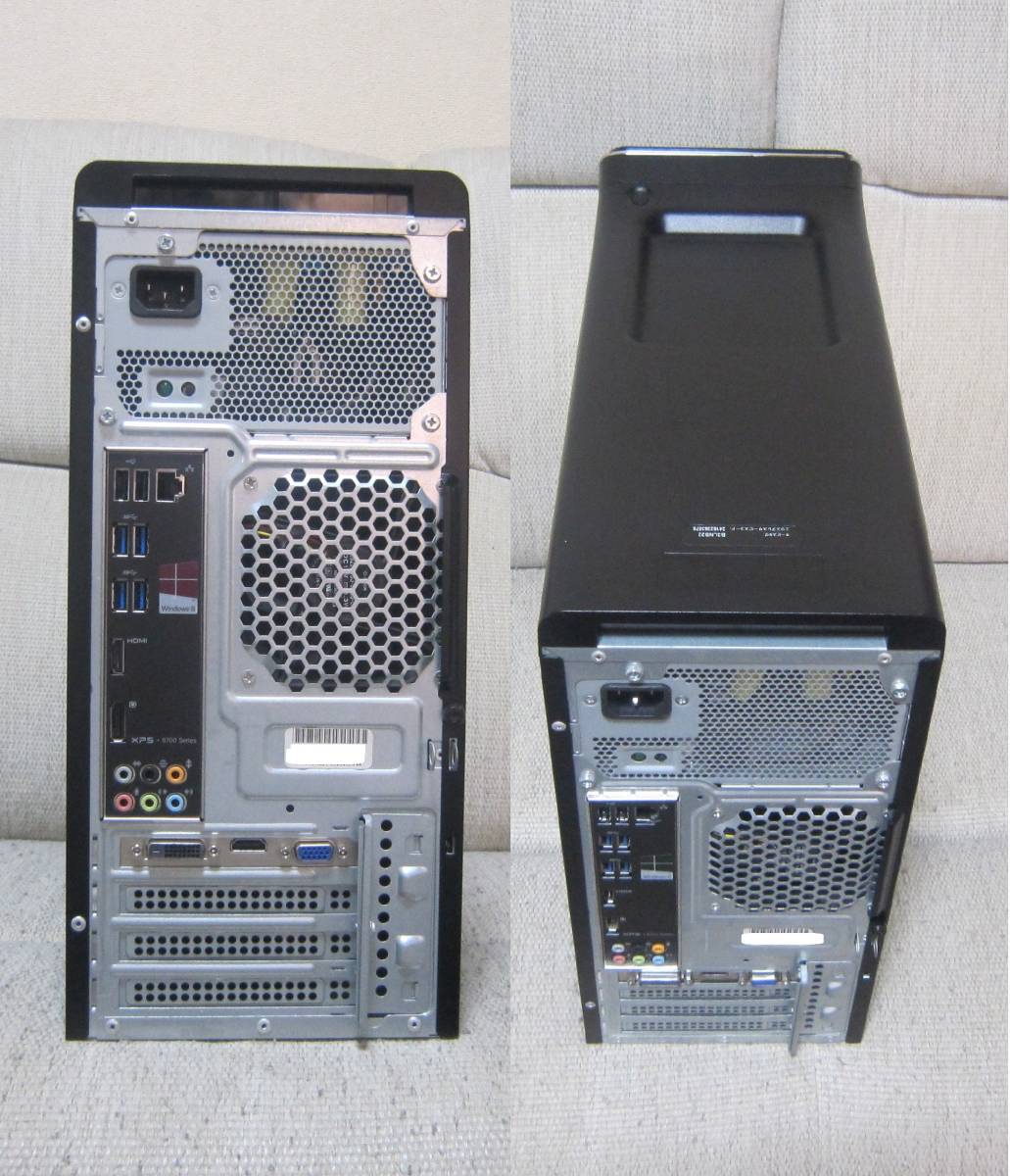 Dell XPS 8700 サクサク Core i7-4790～4.0Ghz×8/16G/新SSD256G +1T/