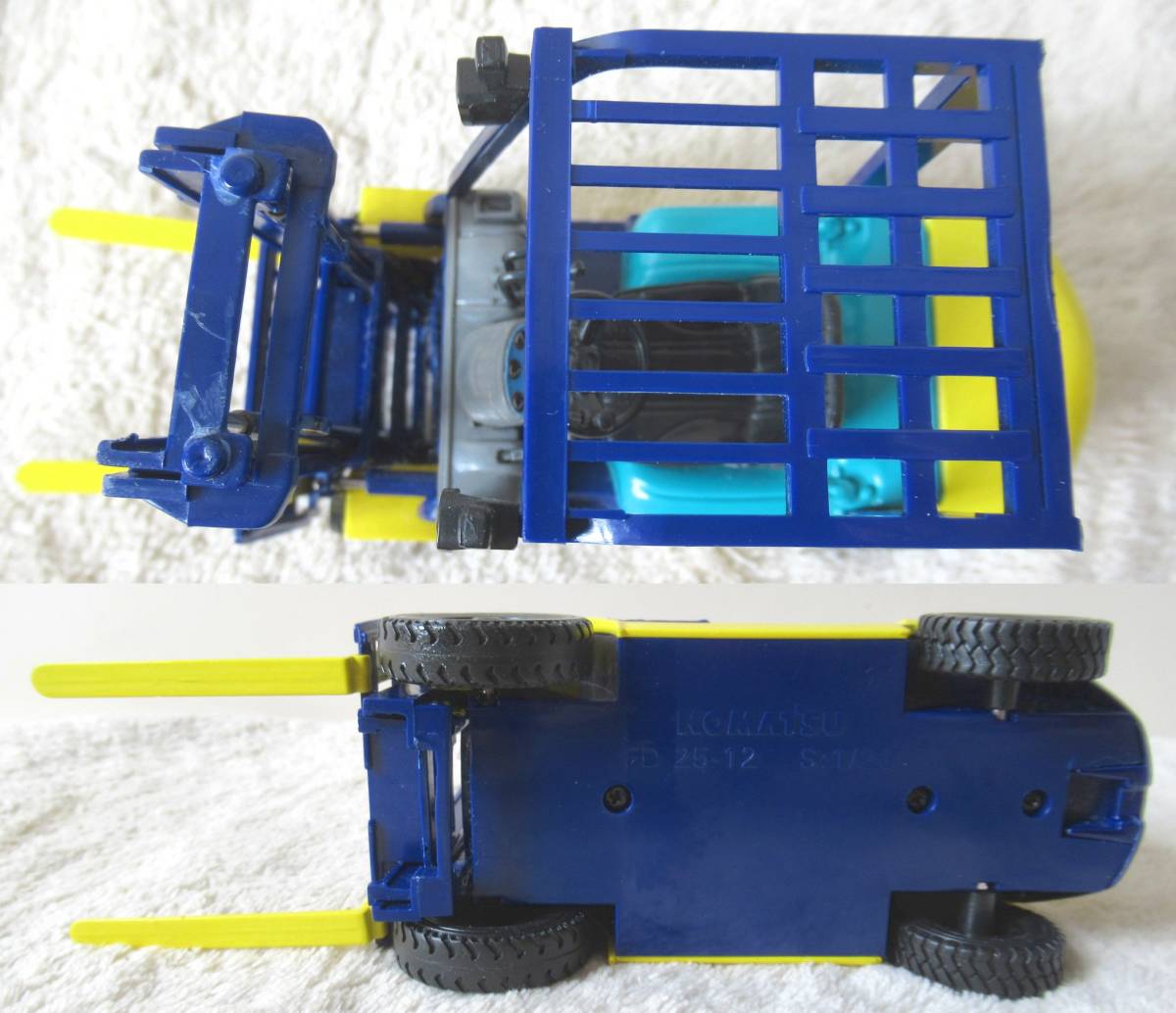 KOMATSU FORKLIFT コマツ フォークリフト FD25-12 1/20 ミニカー 