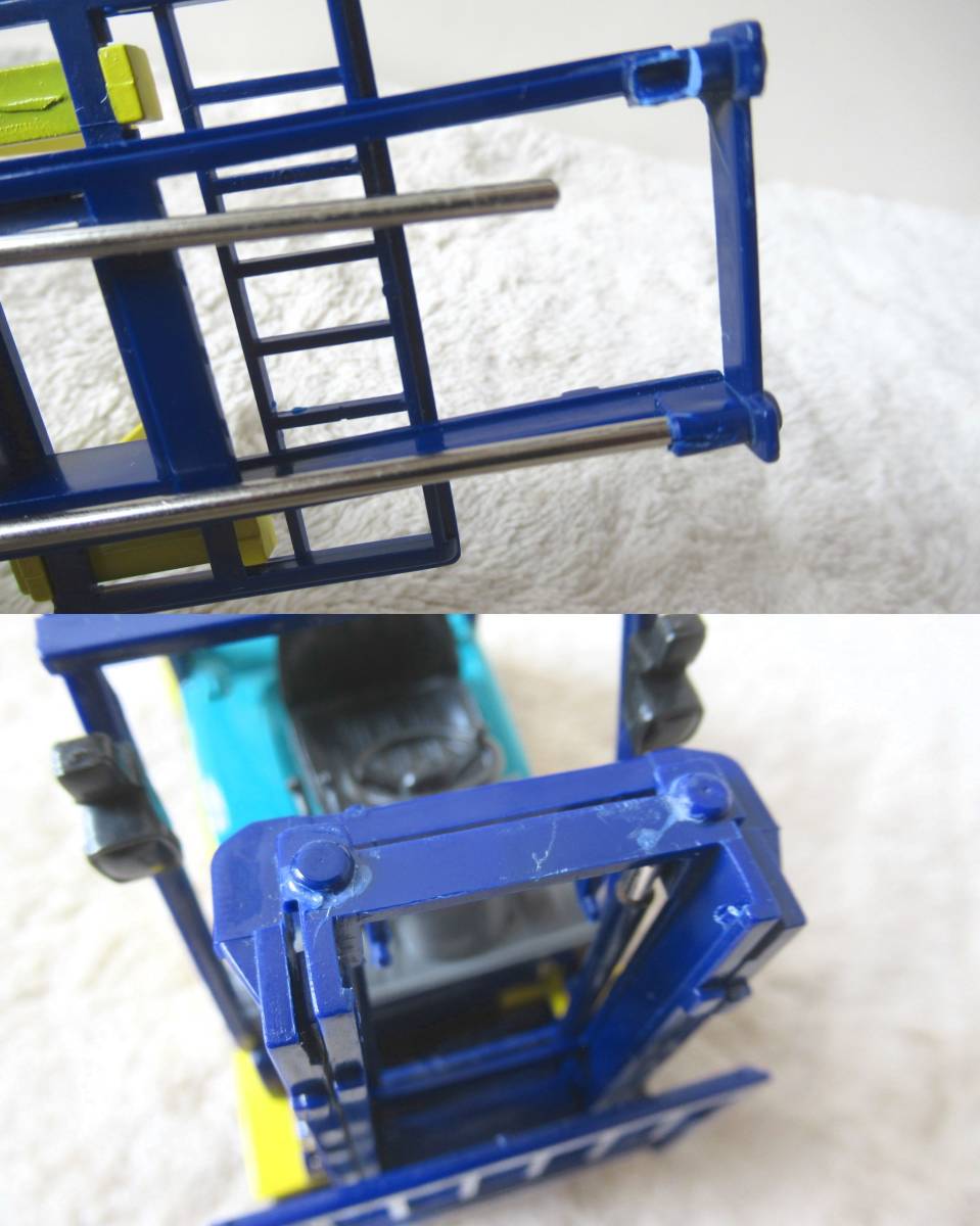 KOMATSU フォークリフト　ミニチュア模型 KOMATSU FORKLIFT コマツ フォークリフト FD25-12 1/20 ミニカー