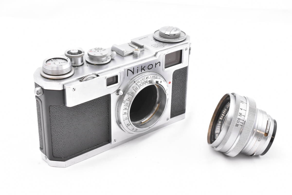 ニコン) Nikon S2 後期 ｼﾙﾊﾞｰカメラ レンジファインダー ランク：B