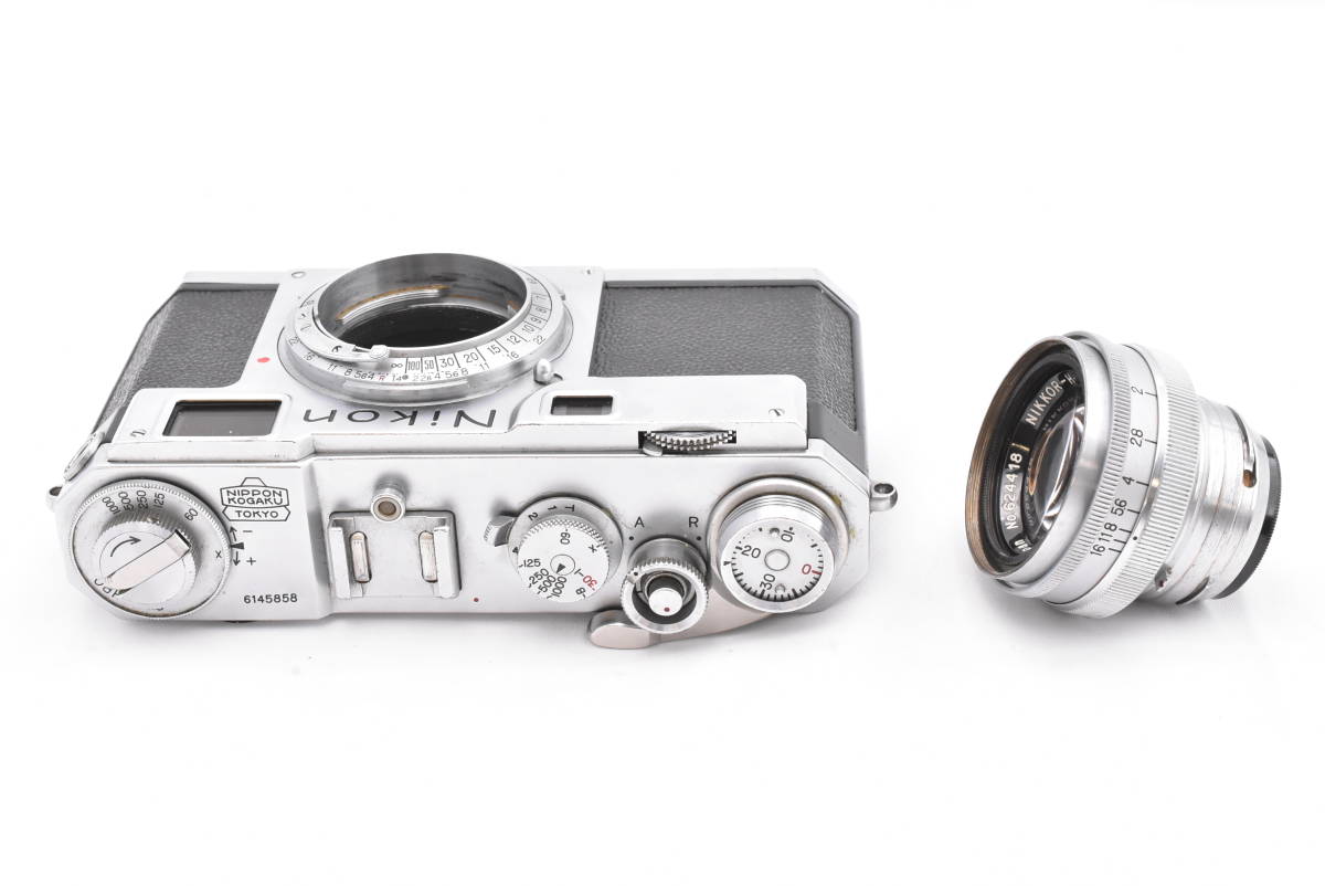 ニコン) Nikon S2 後期 ｼﾙﾊﾞｰカメラ レンジファインダー ランク：B