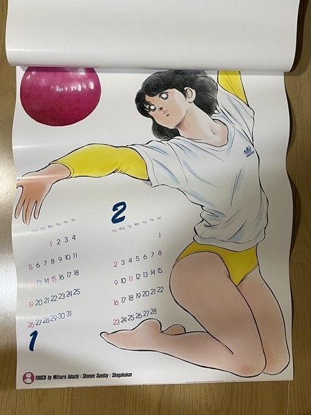 タッチ カレンダー 1986年 未使用 あだち充 TOUCH 昭和レトロ 【公式通販】