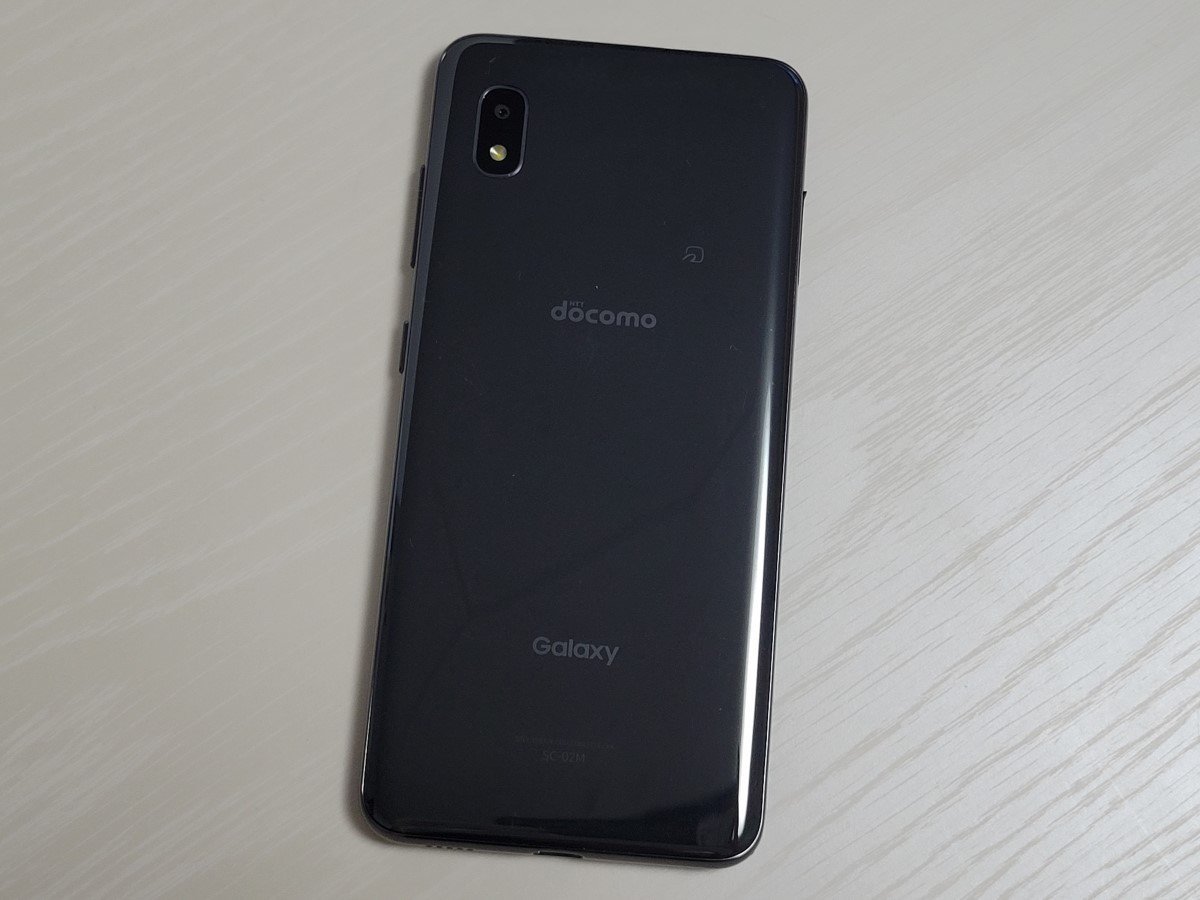 ☆【33634WM】 完動品 docomo SC-02M SAMSUNG Galaxy A20 ブラック SIM