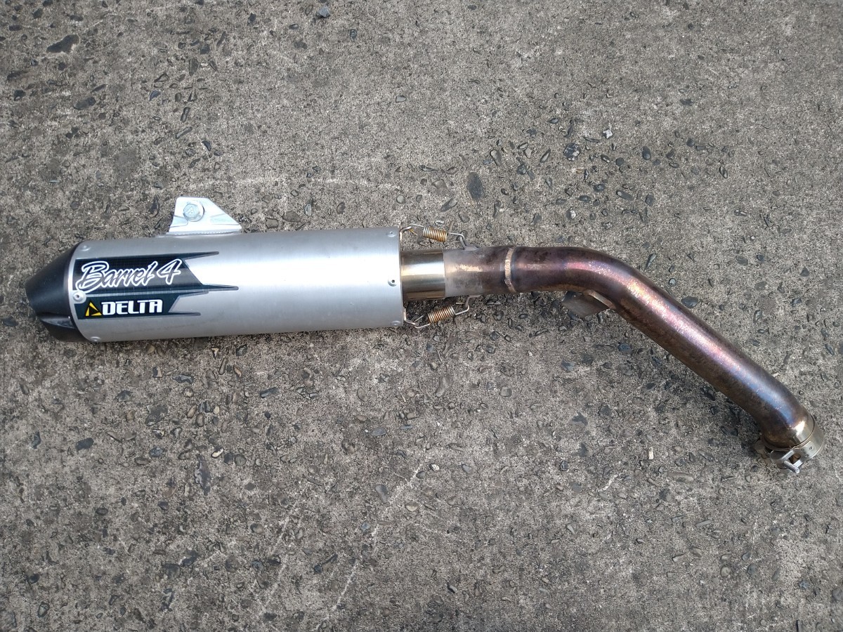 DELTA Barrel 4 マフラー ステンレス WR250R WR250X用 DELTA（デルタ