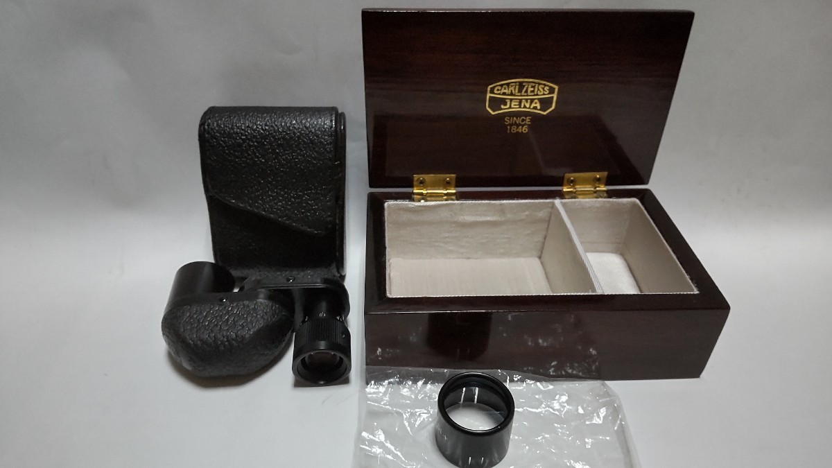 即決 Carl Zeiss JENA カールツァイス カールツアイス イエナ 単眼鏡 TURMON ターモン 8X21 10倍レンズ 木箱付き 送料520円～