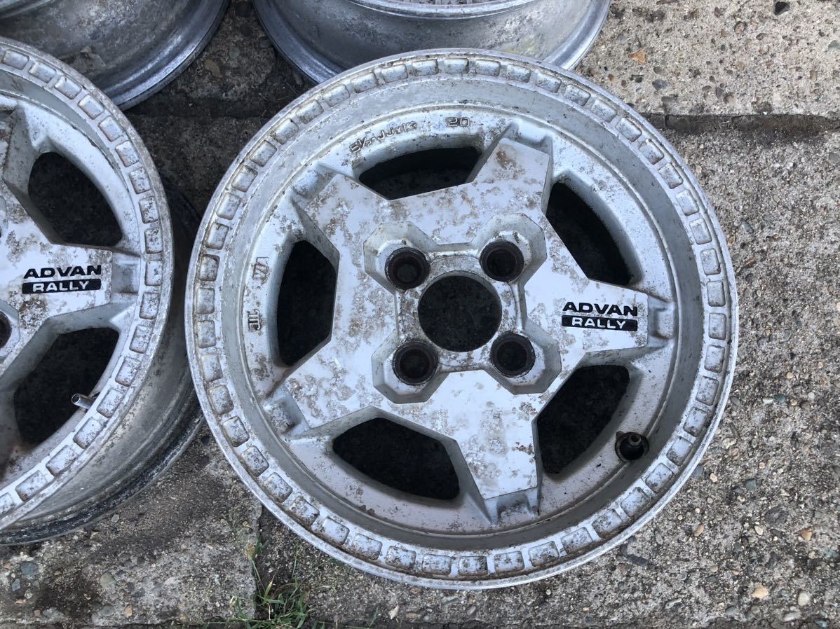 アドバンラリー ADVAN RALLY 13インチ 5.5J +20 PCD100 4穴 4本 