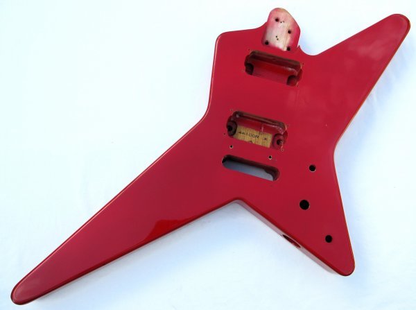 TOKAI　トーカイ　ファイブスターボディ　ランダムスター型　2ハム　人気のレッド　85年製Tokai FSD-50