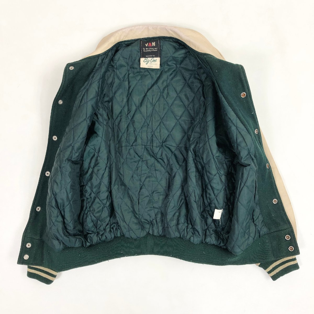△【古着】VAN JAC ヴァンジャケット 80s 90s STAFF BIG ONE レザー 