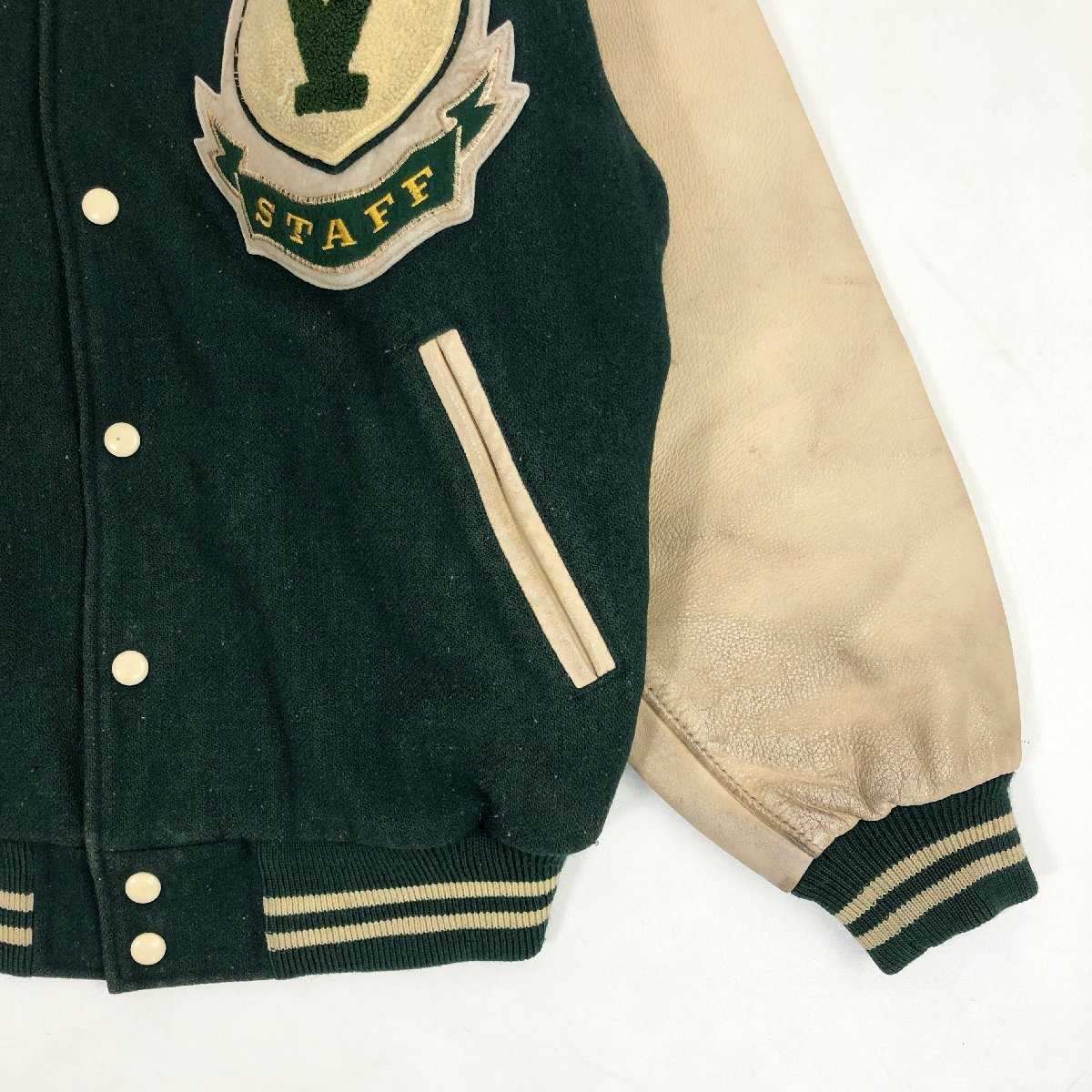 △【古着】VAN JAC ヴァンジャケット 80s 90s STAFF BIG ONE レザー 