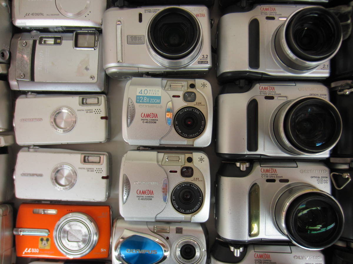 3711K)ジャンクOLYMPUSオリンパス FE-220 CAMEDIA C-2 C-40 C-730 C 