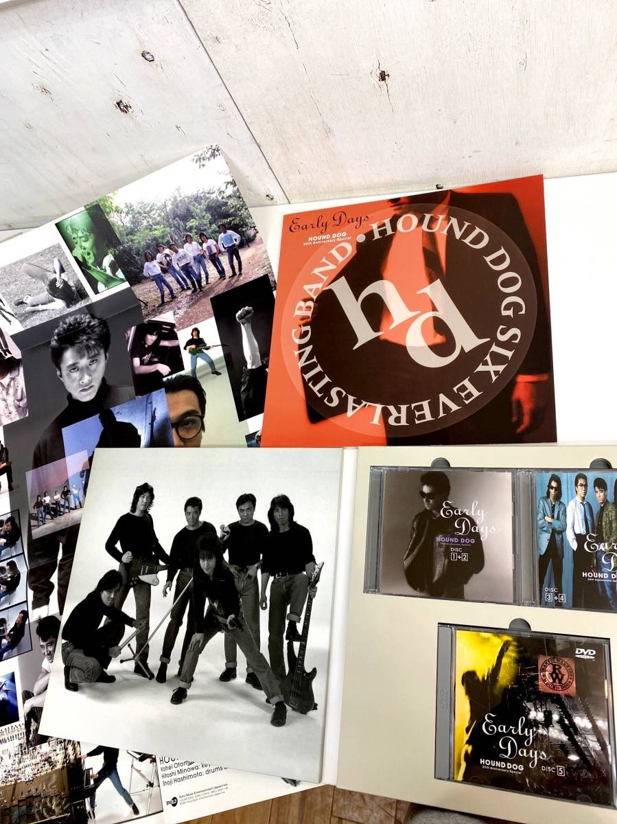 4CD□ハウンド・ドッグ Hound Dog EARLY DAYS 20th Anniversary