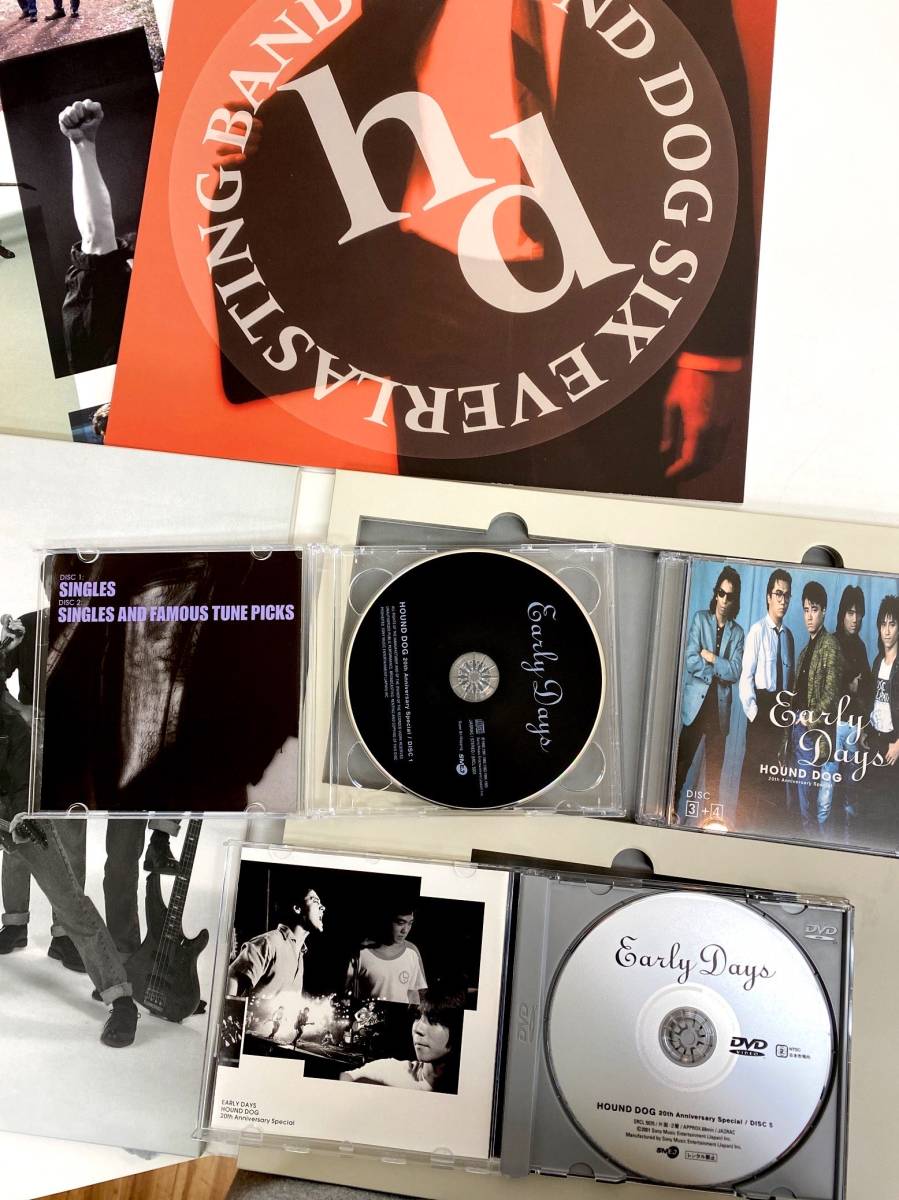 4CD□ハウンド・ドッグ Hound Dog EARLY DAYS 20th Anniversary