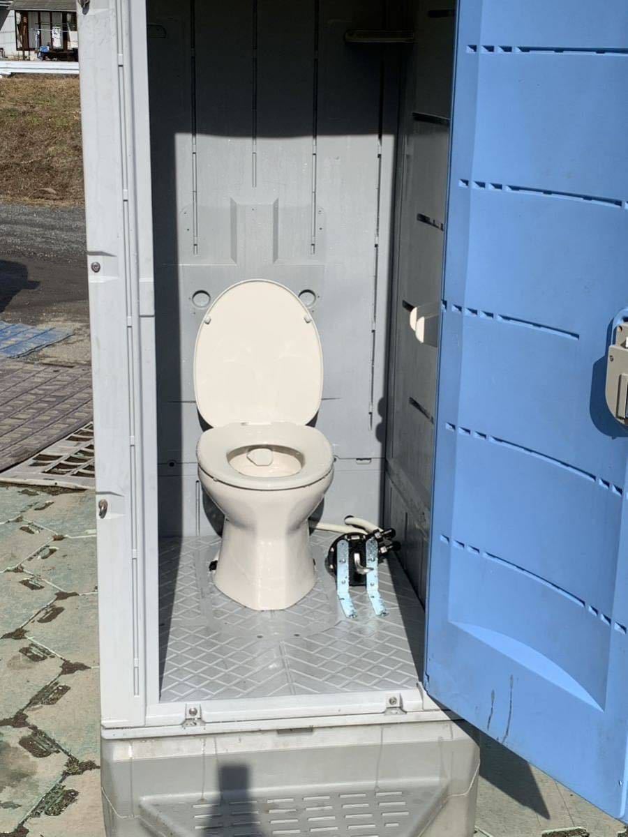 仮設トイレ中古洋式便器は新品暖房便座付 仮設トイレ Yahoo 