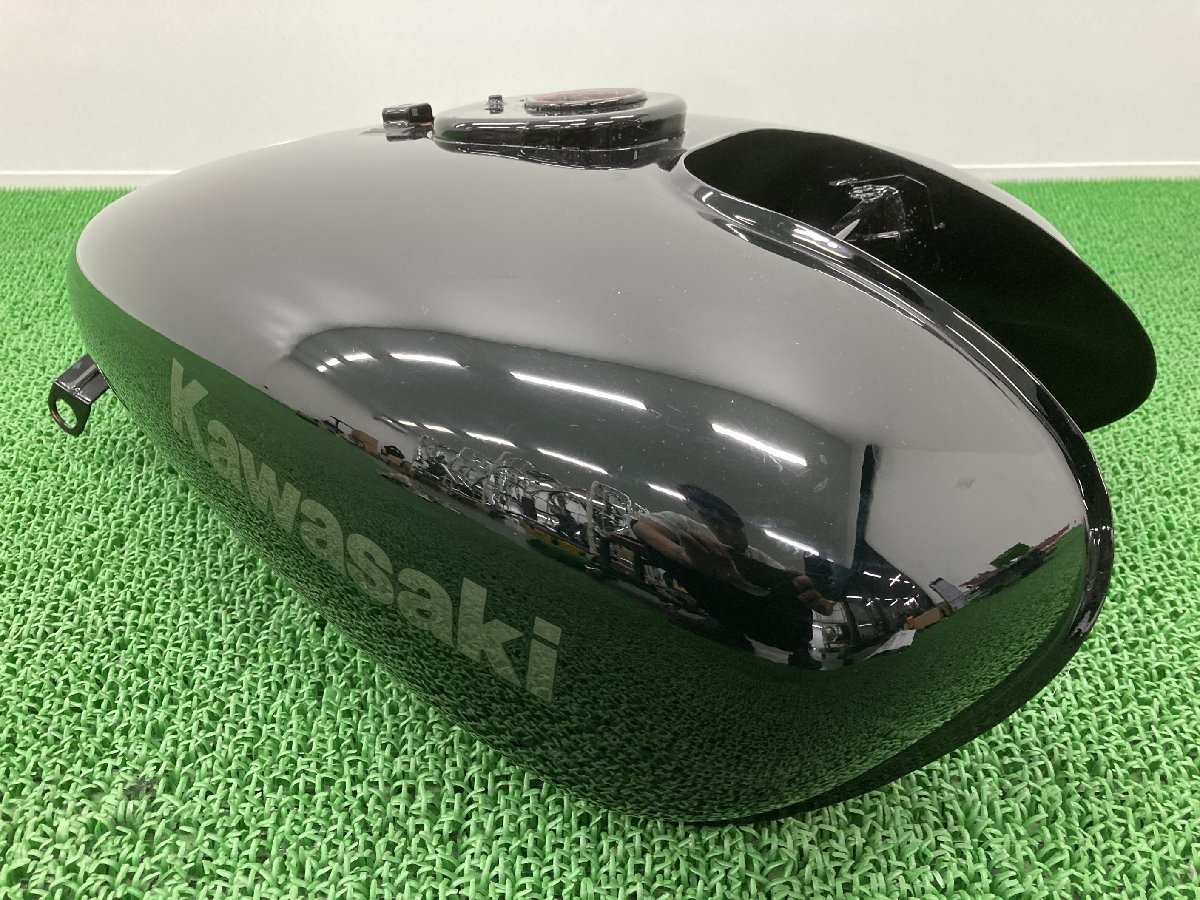 エリミネーター250V タンク 黒 カワサキ 純正 中古 バイク 部品 VN250A 修復素材に お安くどうぞ ノーマルガソリンタンク 車検 Genuine