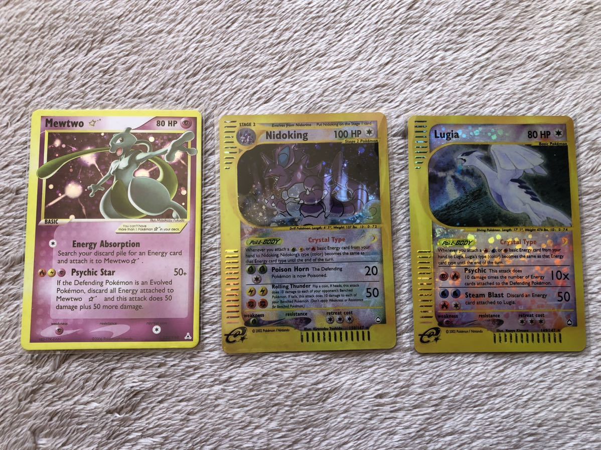 ポケモンカードゲームニドキングクリスタルタイプ150/147 英語版