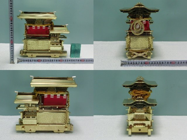 メルカリ 地車 だんじり 18金総メッキ 7.6kg - 18金総メッキ7.6キロ 