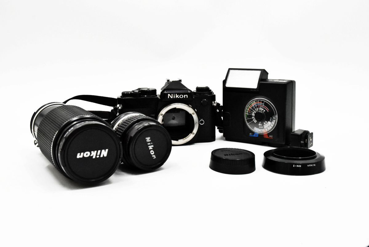 (77S 0913S3) 1円～ NICON ニコン カメラ一式 レンズ ストロボ アンティーク レトロ