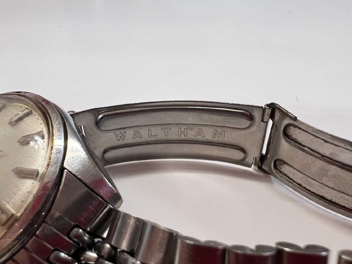 再)ジャンク品です ☆ 自動巻 腕時計 ☆WALTHAM DELUXE 100 JEWELS 