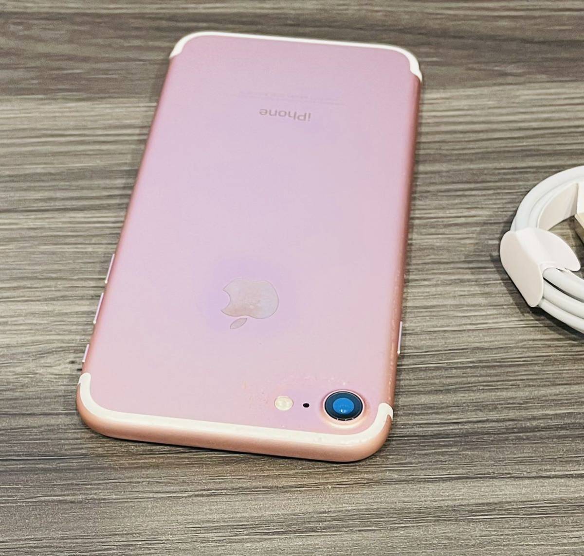 SIMフリーiPhone7 ローズゴールド 32GB MNCJ2J/A送料無料iOS15.0 SIM