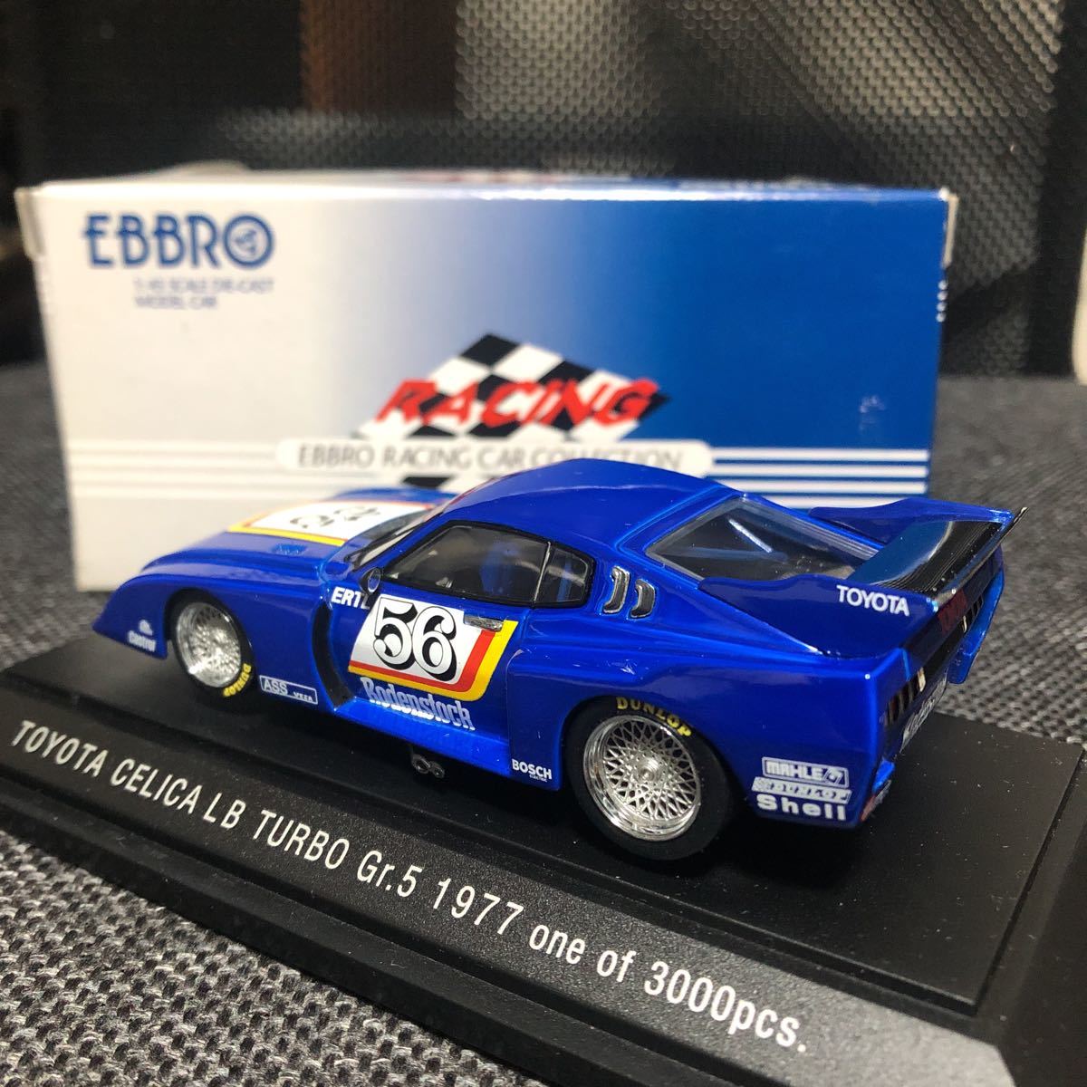 エブロ 1/43 TOYOTA CELICA LB TURBO Gr.5 1977 トヨタセリカ ターボ