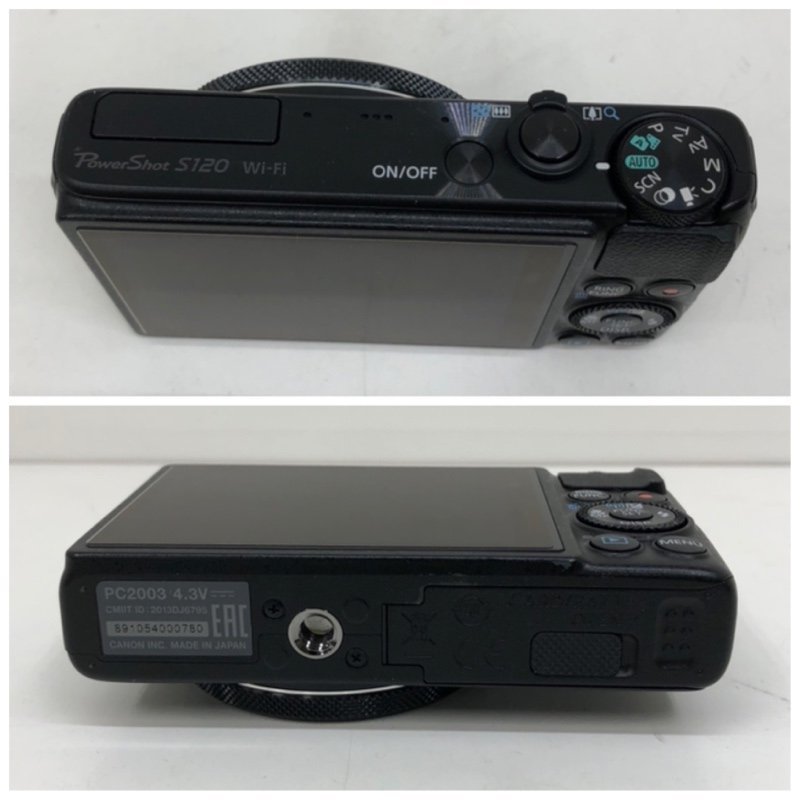 Canon S120 デジタルカメラ PowerShot ブラック ジャンク品 Amazon.com