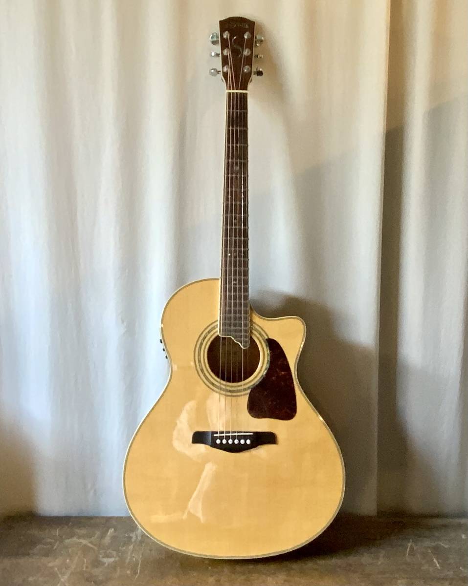 ヤイリ アコースティックギター s.yairi ケース付き アコースティック