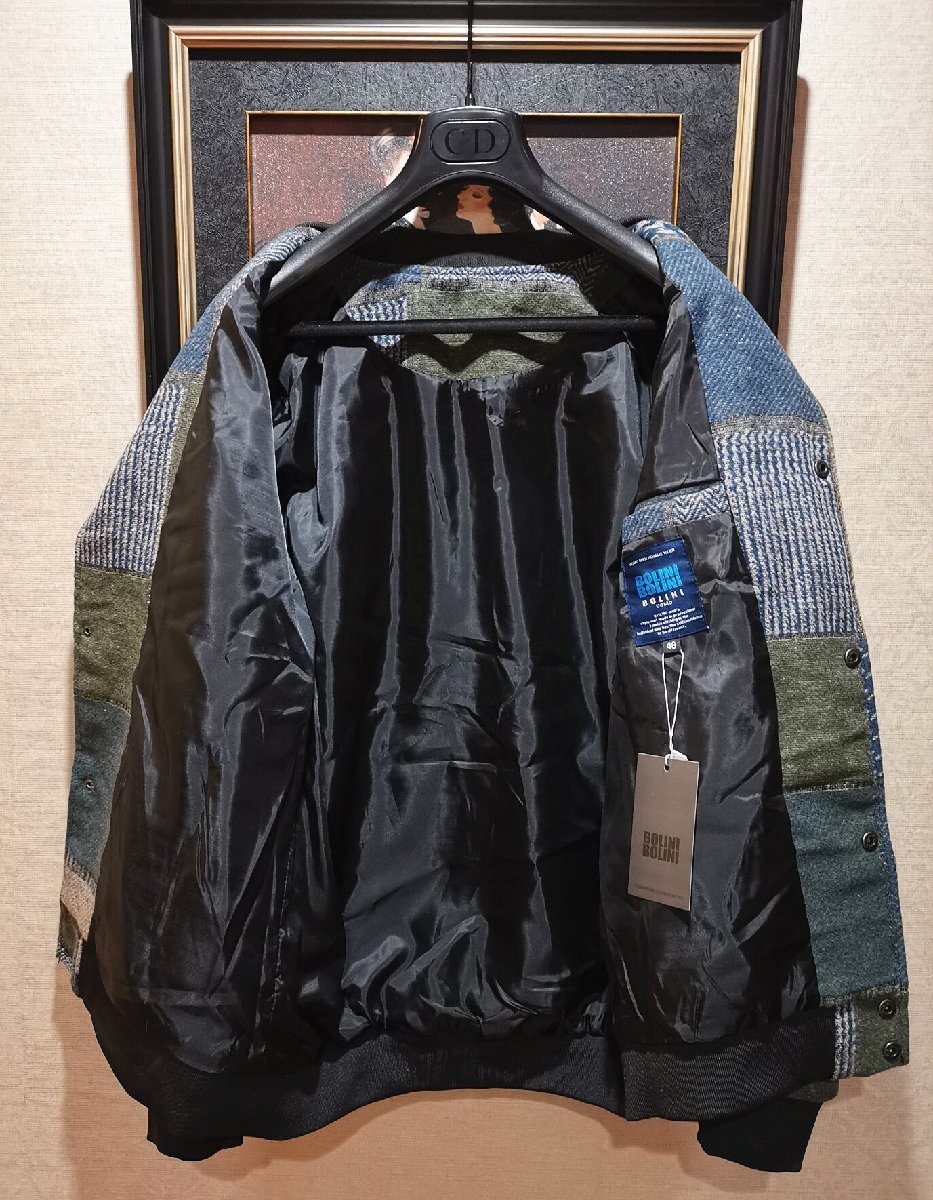 新品イタリア製［BOLINI］ウールジャケット 転がら