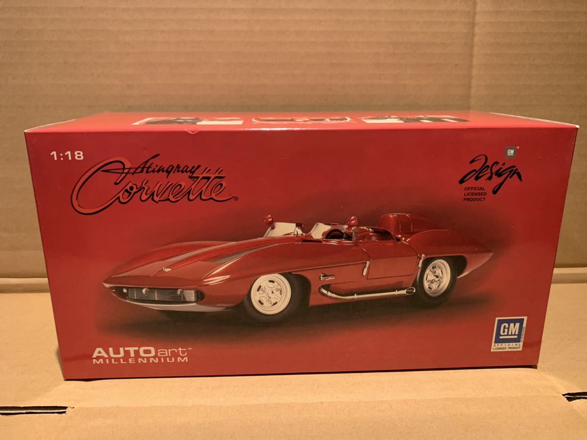 オートアート 1/18 シボレー コルベット スティングレー 1959 シルバー