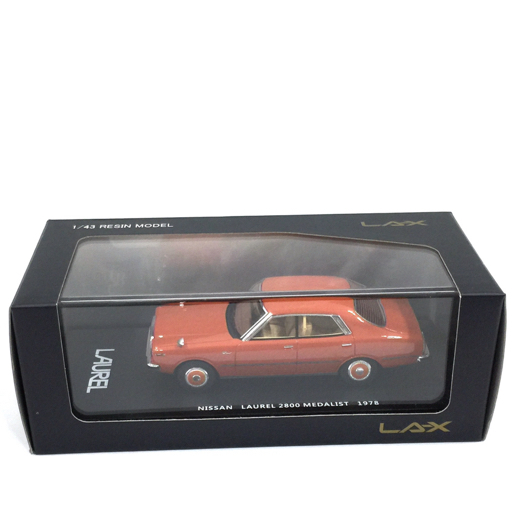 お得，安い LA-X 1/43 日産 ローレル 4ドアハードトップ 2800 メダリスト 1978カッパーオレンジメタリック L43060 ミニカー(乗用車)｜売買されたオークション情報、yahooの商品情報をアーカイブ公開 - オークフ 乗用車