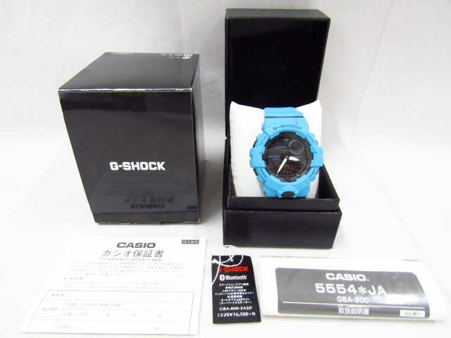 G-SHOCK CASIO カシオ Gショック カシオ GBA-800 -2A2JF 腕時計 中古品