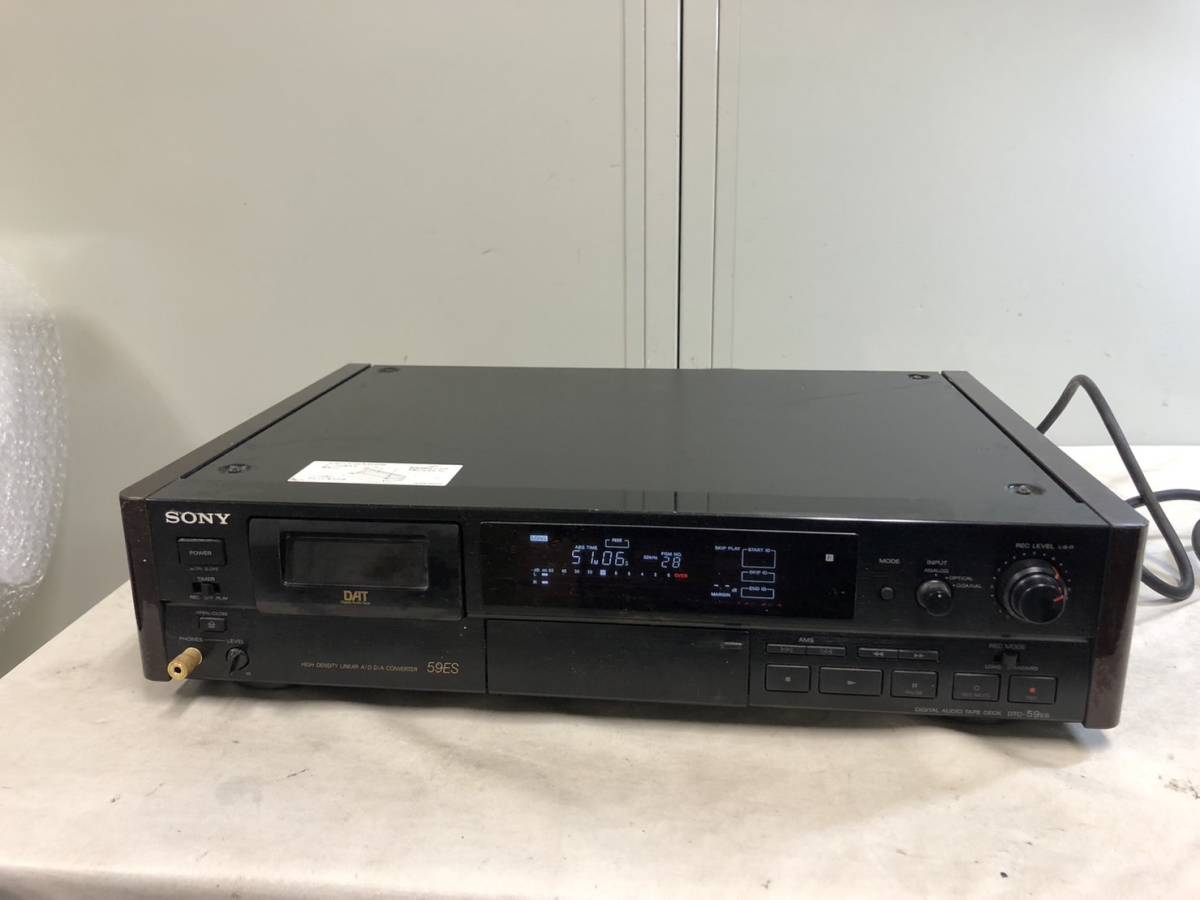 （158）SONY ソニー デジタルオーディオテープデッキ DTC-59ES 