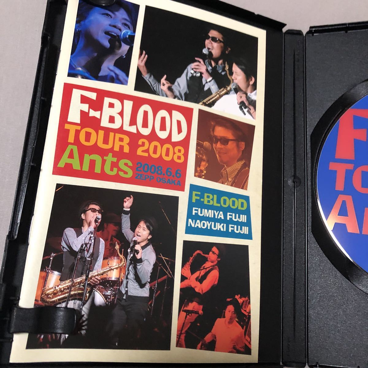 F-BLOOD TOUR2008 Ants 2008.6.6 FC限定DVD F-BLOOD TOUR 0 F 2008Ants藤井